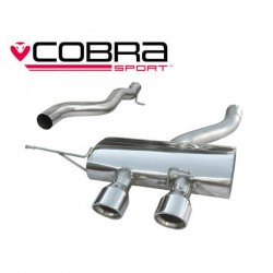 VW25 Cobra Sport Volkswagen VW Golf R MK6 (5K) 2009-12 Cat Back System (Non-Resonated), Cobra Sport, VW25